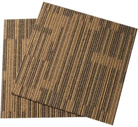 VEVOR Carpet Tiles Reusable, 20&quot;x 20&quot;Carpet Squares With Padding Attached, Soft Padded Carpet Tiles, Easy Install DIY for Bedroom Living Room (12Tiles, Mixed Brown)