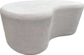 Τραπέζι σαλονιού Fedris pakoworld mdf λευκό 80x70x34εκ