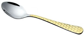 Κουταλάκι Γλυκού A-181 01874 13,6cm Silver-Gold Dinox Stainless Steel