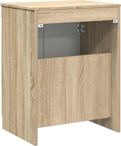 vidaXL Ντουλάπι Μπάνιου Sonoma Δρυς 54 x 41 x 70 εκ Επεξεργασμένο Ξύλο