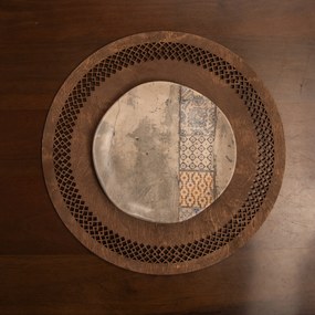 Wooden Table Mat Set (4 Pieces) Seljuk - Wenge Wenge