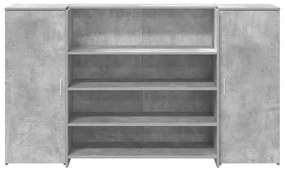 vidaXL Γραφείο υποδοχής 180x50x103,5εκ. Επεξεργασμένο Ξύλο