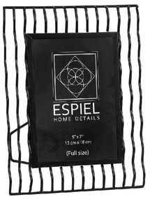 Κορνίζα FAM513 10x15cm Black Espiel Metal