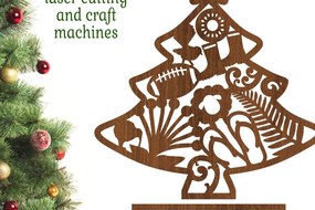 Intra απο ξύλο plywood Χρώμα wenge 3mm-4mm πάχος - Στάση Χριστουγεννιάτικου Δέντρου, Θέμα Νέας Ζηλανδίας Δίασταση 30x20 cm INTRAFABR-77781156