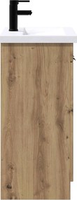 vidaXL Σετ Επίπλων Μπάνιου Artisan Δρυς 78,5 x 37,5 x 81 εκ