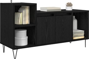 vidaXL Ντουλάπι TV Μαύρη Οξυά 100 x 35 x 55 εκ Επεξεργασμένο ξύλο