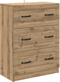 vidaXL Ντουλάπι με Συρτάρια 66 x 34,5 x 87 εκ. Επεξεργασμένο Ξύλο