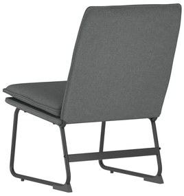 vidaXL Πολυθρόνα Σκούρο Γκρι 52 x 75 x 76 εκ. Υφασμάτινη