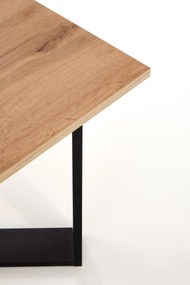 CROSS c. table, color: wotan oak/black DIOMMI V-PL-CROSS-LAW-WOTAN/CZARNY