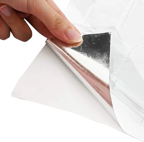 vidaXL Πλακάκι Φτερού 50 τεμ. Λευκό 30 x 30 cm Πολυουρεθάνη και PET