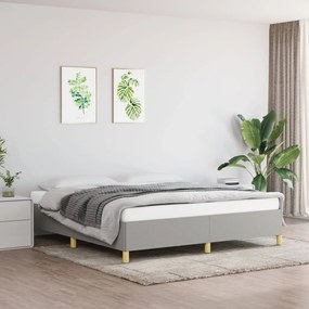 ΠΛΑΙΣΙΟ ΚΡΕΒΑΤΙΟΥ BOXSPRING ΑΝΟΙΧΤΟ ΓΚΡΙ 180X200 ΕΚ. ΥΦΑΣΜΑΤΙΝΟ 3120977