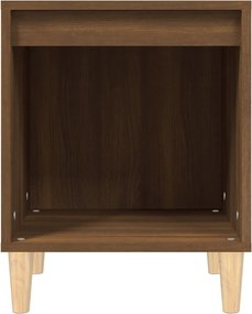 vidaXL Κομοδίνο Καφέ Δρυς 40x35x50 εκ.