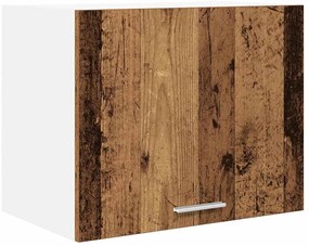 vidaXL Κρεμαστό ντουλάπι Riga Παλαιό Ξύλο και Λευκό 50 x 31 x 40 εκ.