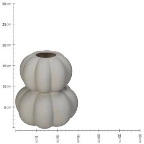 Βάζο Κολοκύθα Ιβουάρ Δολομίτης 15.1x15.1x17cm - 05150309