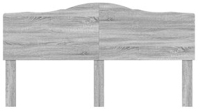 vidaXL Κεφαλάρι Γκρίζο Σονομα 180 cm Επεξεργασμένο ξύλο