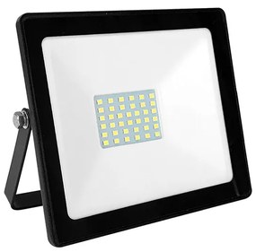 BLACK LED SMD FLOOD LUMINAIRE IP66 30W 4000K 2550Lm 230V RA80 ACA Q3040