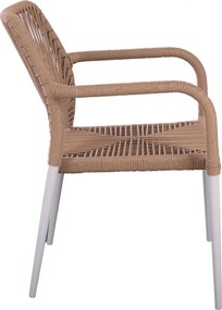 ΠΟΛΥΘΡΟΝΑ ΑΛΟΥΜΙΝΙΟΥ ΛΕΥΚΗ ΜΕ ΣΧΟΙΝΙ PE ΜΠΕΖ HM5771.01 55Χ63Χ82 εκ.