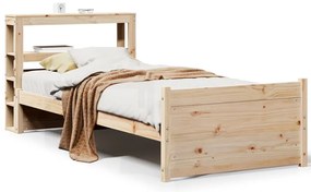 vidaXL Πλαίσιο Κρεβατιού Κεφαλάρι 75x190εκ. Μασίφ Πεύκο