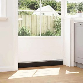 vidaXL Σφραγίδες πόρτας με βούρτσες που προσαρτώνται 6 pcs Ασημί