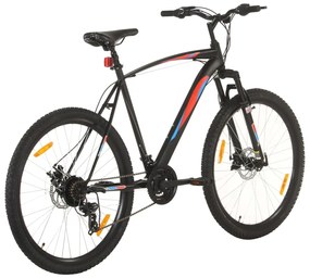 vidaXL Ποδήλατο Mountain 29'' Μαύρο με 21 Ταχύτητες & Σκελετό 53 εκ.