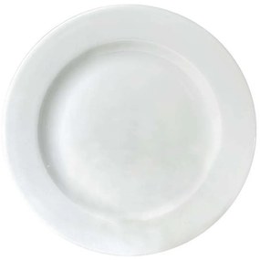 Πιάτο Ρηχό Wide Rim XG003HW027 Φ27cm White Oriana Ferelli® Πορσελάνη