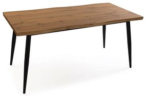 Τραπεζάκι Καφέ Versa Malika PVC Μέταλλο Ξύλο MDF 80 x 75 x 160 cm