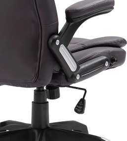 vidaXL Πολυθρόνα Γραφείου Καφέ από Συνθετικό Δέρμα