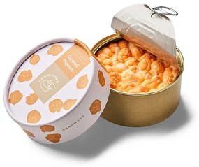 Αρωματικό Φυτικό Κερί Γκουρμέ Σε Κονσέρβα Caramel Popcorn Candle Hand Vegetable Candle