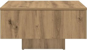 vidaXL Τραπεζάκι Σαλονιού Αρτισιανή Δρυς 60x60x31,5εκ Επεξεργασμ. Ξύλο