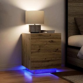 vidaXL Κομοδίνο Artisan Oak 45 x 40 x 55 εκ Επεξεργασμένο ξύλο