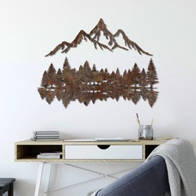 Decorative Metal Wall Accessory Rusty Landscape 2 Antiquation