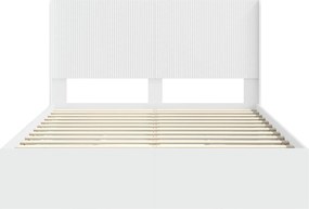 vidaXL Καλάθι με αποθήκη και κεφαλάρι Λευκό 160 x 200 cm