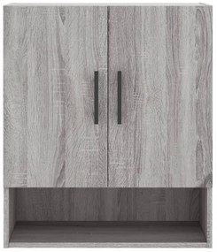 vidaXL Ντουλάπι Τοίχου Γκρι Sonoma 60 x 31 x 70 εκ. από Επεξεργ. Ξύλο