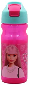 Παγούρι 500ml Με Καλαμάκι Gim Flip Barbie 571-20203