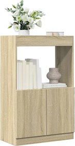 vidaXL Ντουλάπι Sonoma Δρυς 63x33x100 εκ. από Επεξεργασμένο Ξύλο