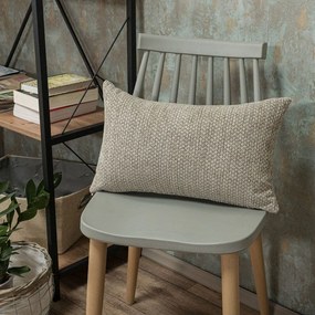 Μαξιλαροθήκη Διακοσμητική Utah 07 Beige Teoran 30Χ50 Acrylic,Cotton,Polyester