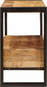 vidaXL Ντουλάπι νιπτήρα Καφέ 71 x 33 x 58 εκ. Στερεό ξύλο μάνγκο