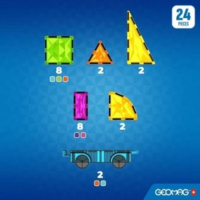 Παιχνίδι Kατασκευή Geomag 24 Τεμάχια