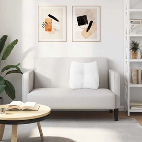 vidaXL Μαξιλάρι Πλάτης Λευκό 45 x 24 x 50 εκ ύφασμα