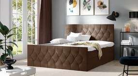 Επενδυμένο κρεβάτι Sky lux-Kafe-160 x 200