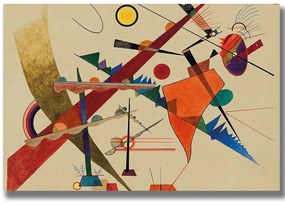 Πίνακας Καμβάς 677VSL1138 100x70cm Multi Wallity Horizontal Wood, Canvas