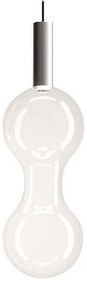 Κρεμαστό Φωτιστικό Οροφής LED 8W Dimmable 3000K IP40 Γυαλί Sfer’Otto Zafferano -LSO0130-Αλουμίνιο LSO0130