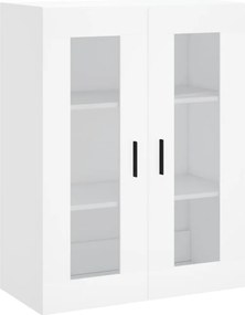 vidaXL Ντουλάπι Λευκό 69,5x34x180 εκ. από Επεξεργασμένο Ξύλο