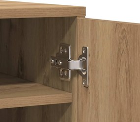 vidaXL Ντουλάπι παπουτσιών Artisan Oak 32x35x92 cm Κατασκευασμένο ξύλο