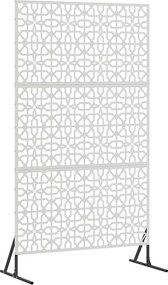 vidaXL Οθόνη Ιδιωτικότητας 100 x 50 x 180 εκ. Ανοξείδωτο Ατσάλι Ασημί