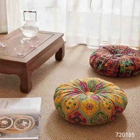 Μαξιλάρι καρέκλας Πουφ - Boho - 40cm - 720185 - Blue/Red