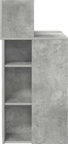 vidaXL Γραφείο Σκυρόδεμα Γκρι 90 x 48 x 101,5 cm Επεξεργασμένο Ξύλο