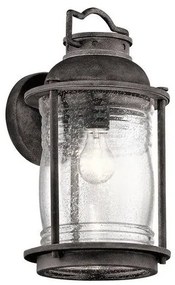 Φανάρι Απλίκα Φωτιστικό Τοίχου 1xE27 IP44 40cm Ashland Bay Elstead Lighting-KL-ASHLANDBAY2-L-Γκρι KL-ASHLANDBAY2-L