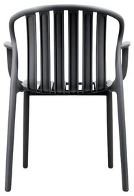 Καρέκλα Freya Fylliana FL7112 Γκρί σκούρο 54x60x79 εκ. 6αδα 54x60x79 εκ.