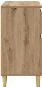 vidaXL Πλαϊνό γραφείο Artisan Oak 60 x 35 x 70 cm Επεξεργασμένο ξύλο